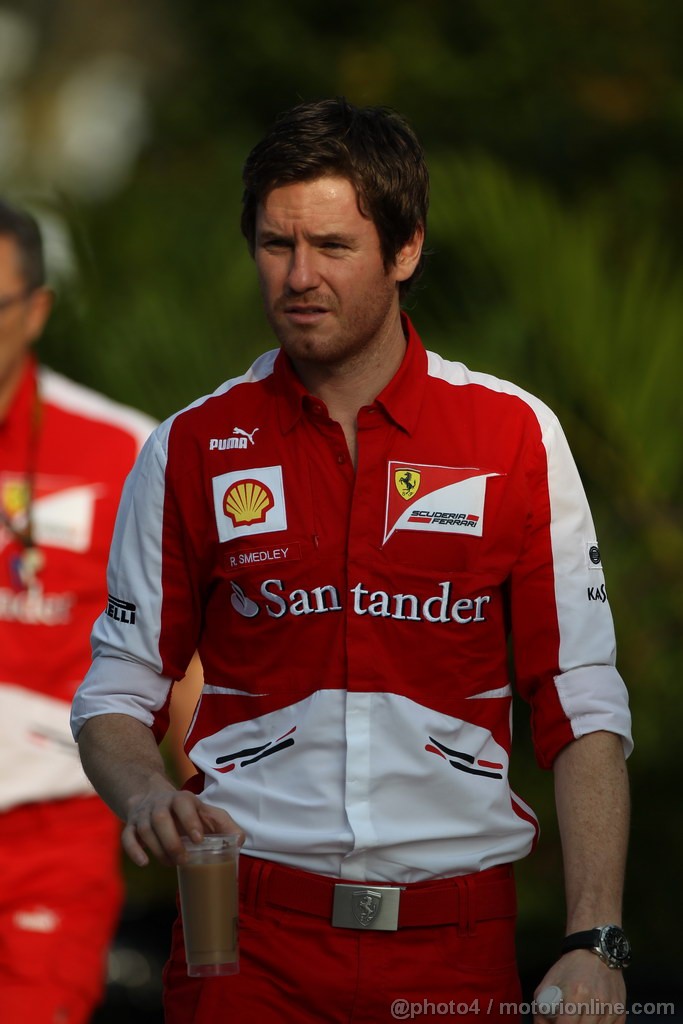 GP MALESIA, 22.03.2013- Rob Smedley (GBR) Ferrari Gara Engineer