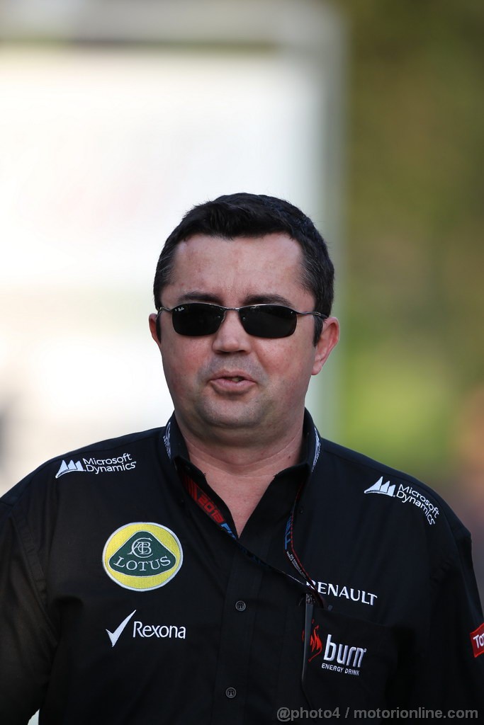 GP MALESIA, 22.03.2013- Eric Boullier (FRA), Team Manager, Renault F1 Team