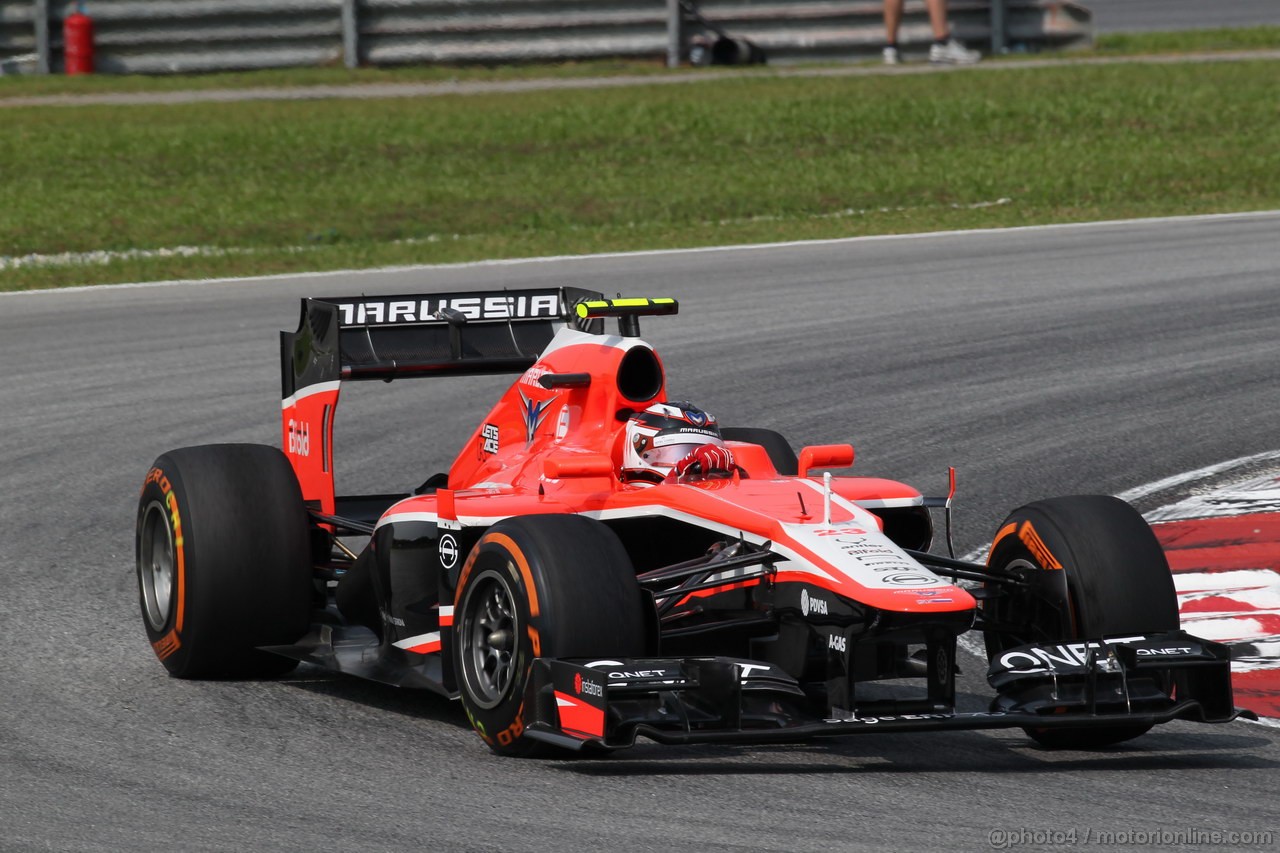 GP MALESIA, 22.03.2013- Prove Libere 1, Max Chilton (GBR), Marussia F1 Team MR02