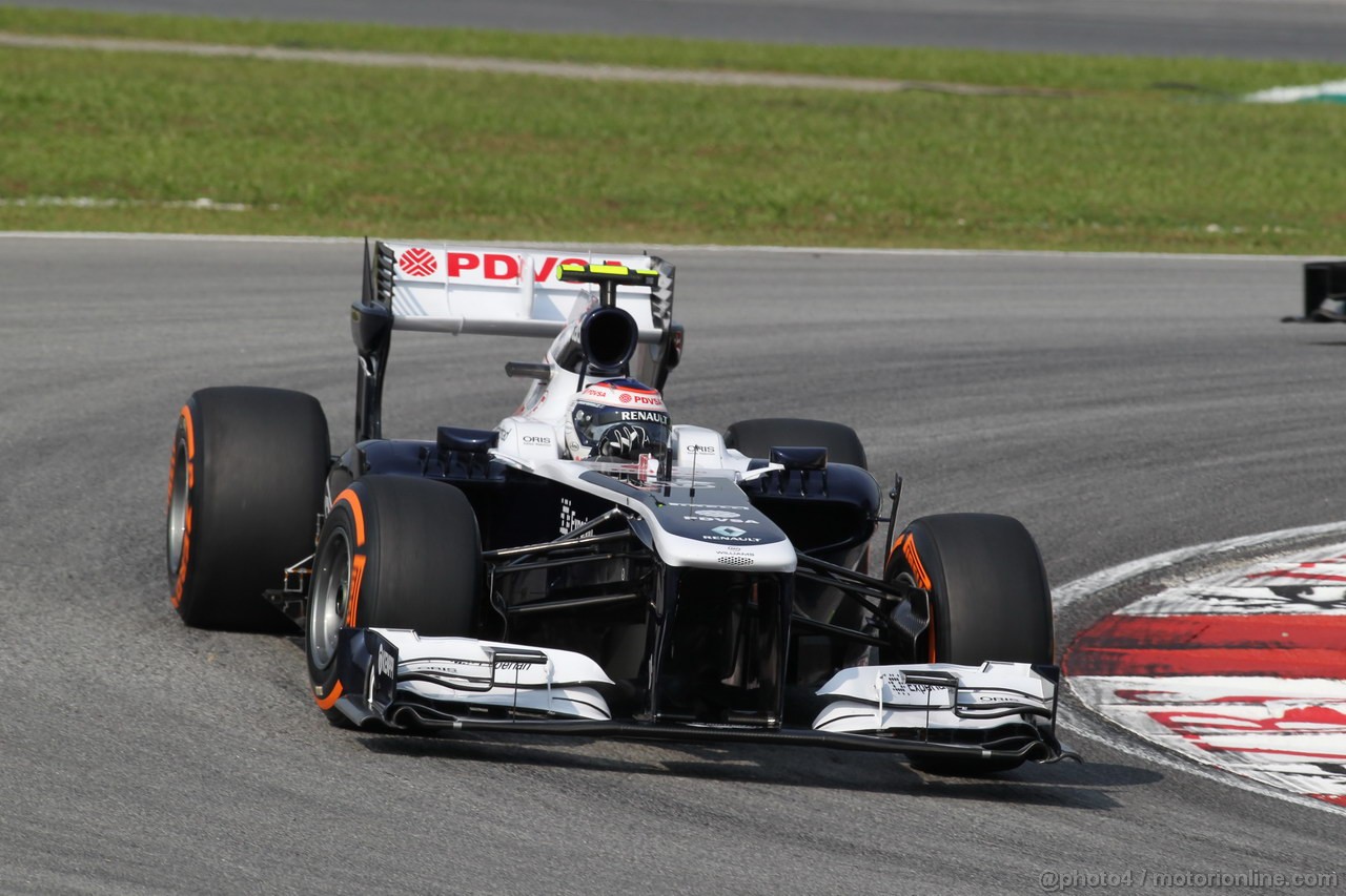 GP MALESIA, 22.03.2013- Prove Libere 1, Valtteri Bottas (FIN), Williams F1 Team FW35