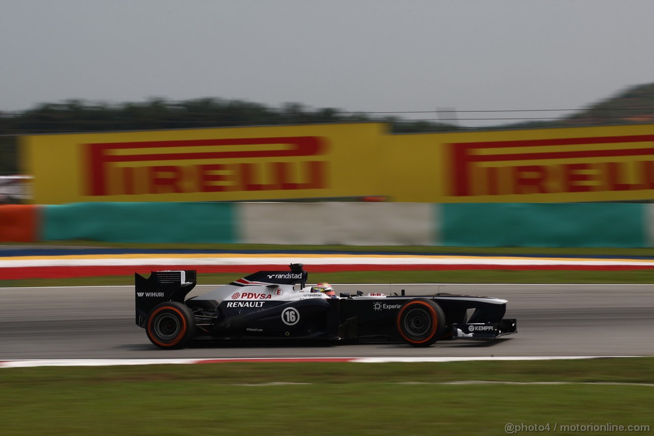 GP MALESIA, 22.03.2013- Prove Libere 1, Pastor Maldonado (VEN) Williams F1 Team FW35