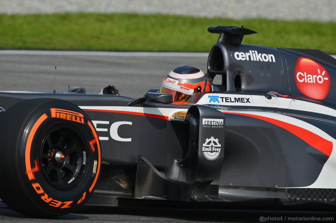 GP MALESIA, 22.03.2013- Prove Libere 1, Nico Hulkenberg (GER) Sauber F1 Team C32