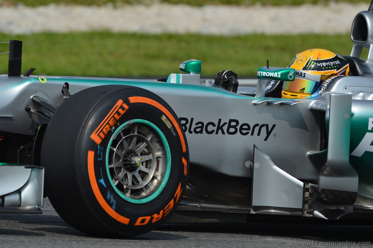 GP MALESIA, 22.03.2013- Prove Libere 1, Nico Rosberg (GER) Mercedes AMG F1 W04