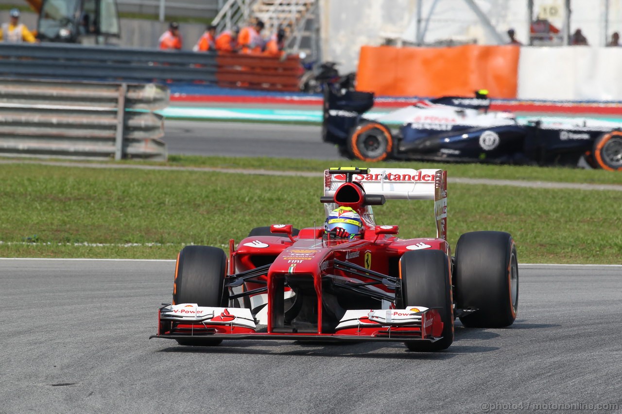 GP MALESIA, 22.03.2013- Prove Libere 1, Felipe Massa (BRA) Ferrari F138