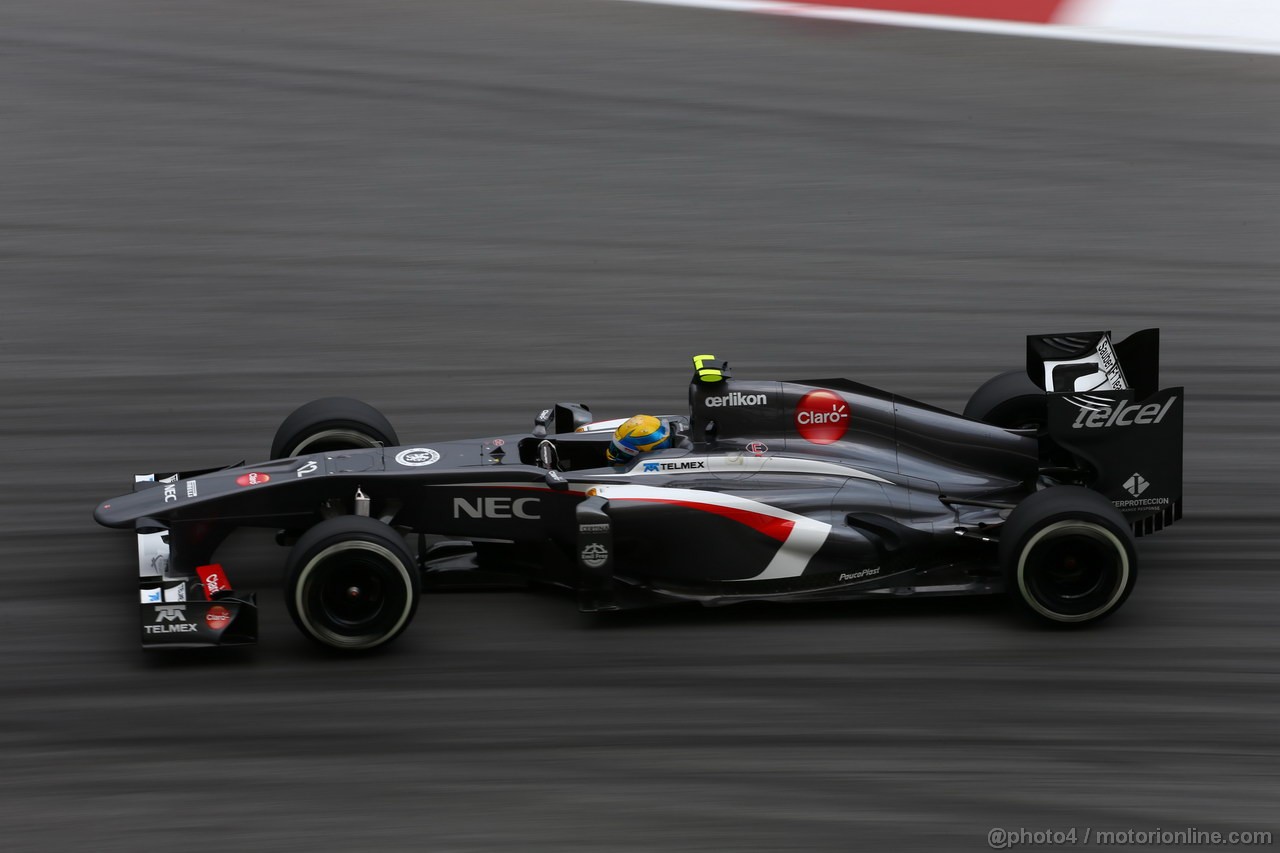 GP MALESIA, 22.03.2013 - Prove Libere 2, Esteban Gutierrez (MEX), Sauber F1 Team C32