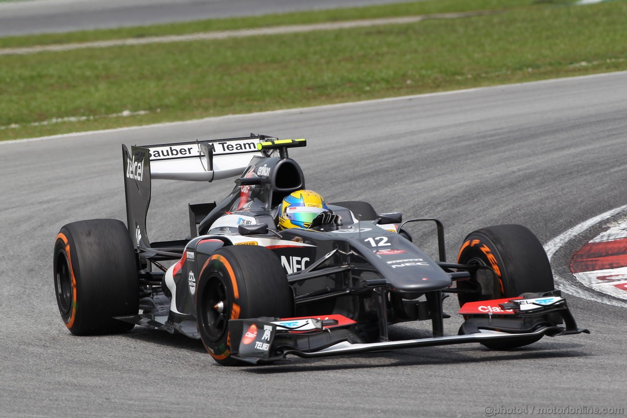 GP MALESIA, 22.03.2013 - Prove Libere 2, Esteban Gutierrez (MEX), Sauber F1 Team C32