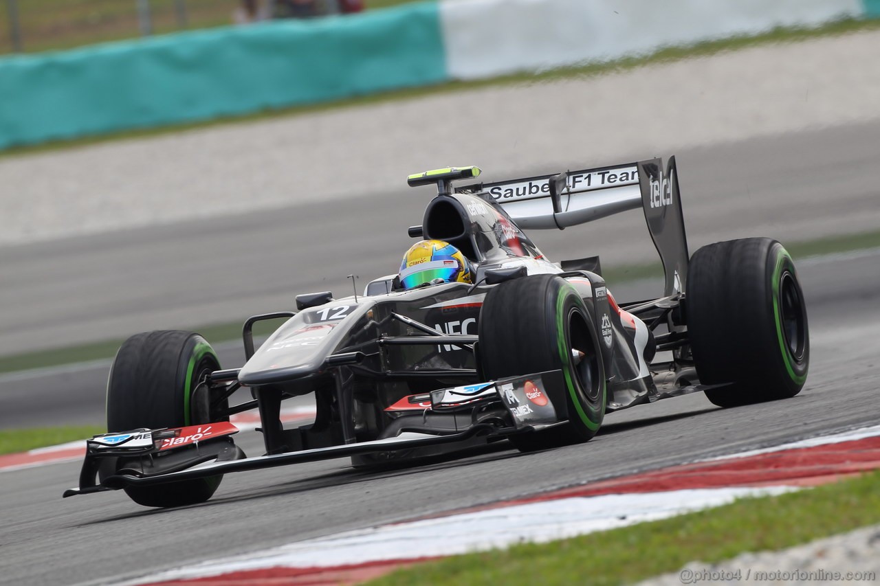 GP MALESIA, 22.03.2013 - Prove Libere 2, Esteban Gutierrez (MEX), Sauber F1 Team C32