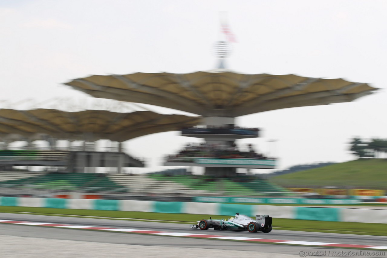 GP MALESIA, 22.03.2013 - Prove Libere 2, Nico Rosberg (GER) Mercedes AMG F1 W04