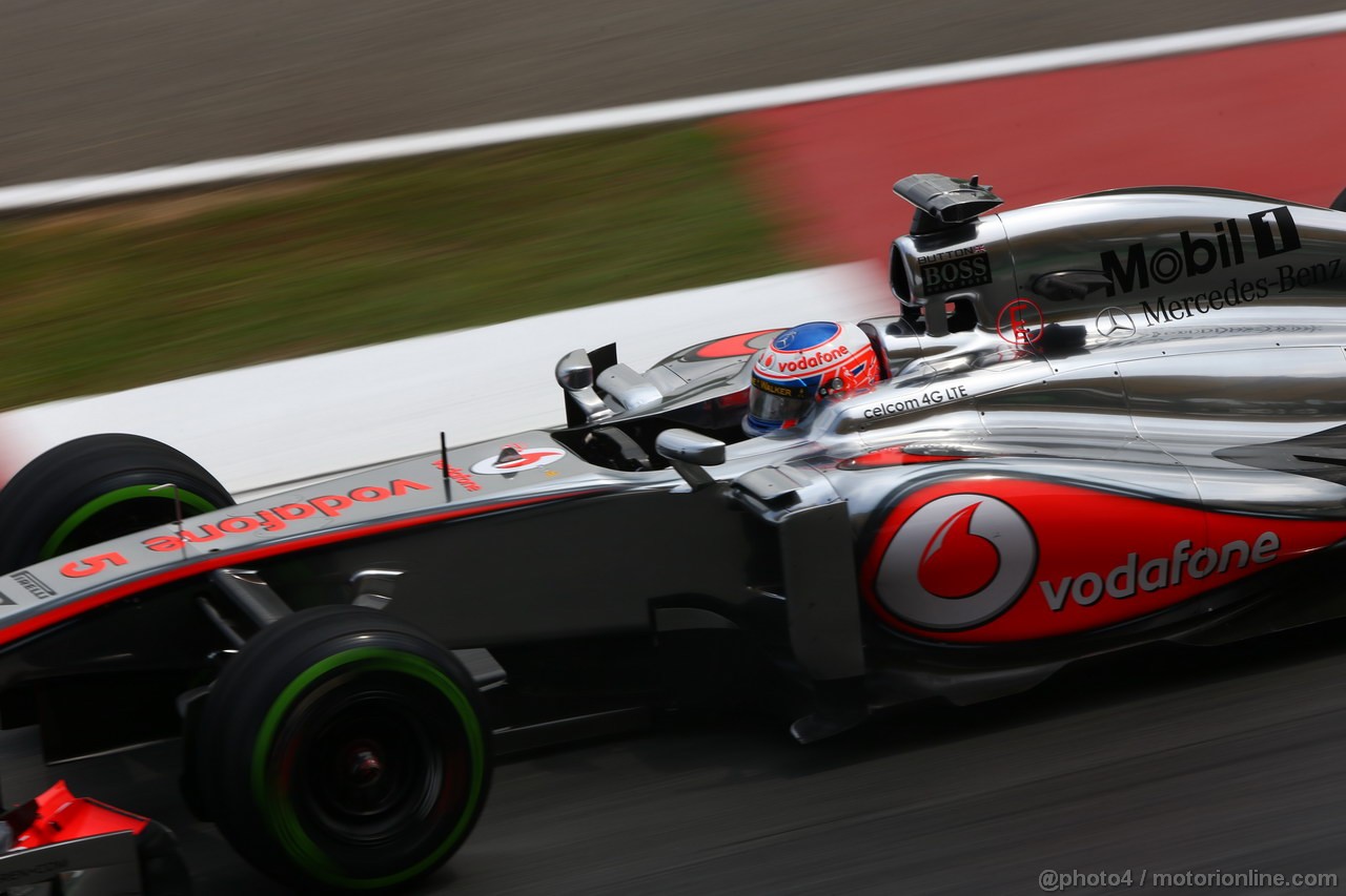 GP MALESIA, 22.03.2013 - Prove Libere 2, Jenson Button (GBR) McLaren Mercedes MP4-28