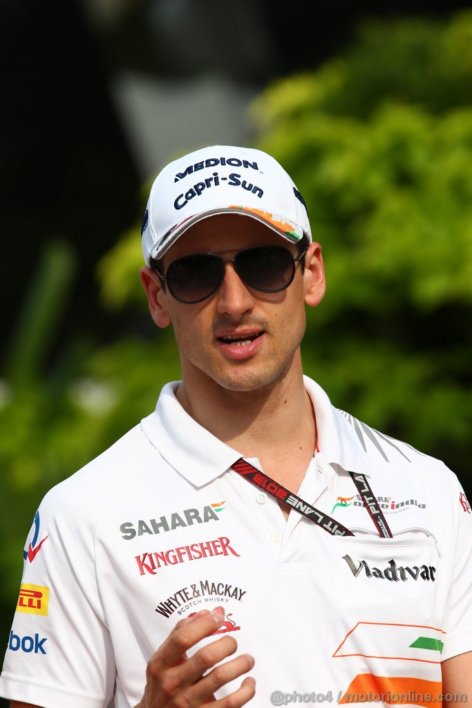 GP MALESIA, 22.03.2013 - Prove Libere 2, Adrian Sutil (GER), Sahara Force India F1 Team VJM06