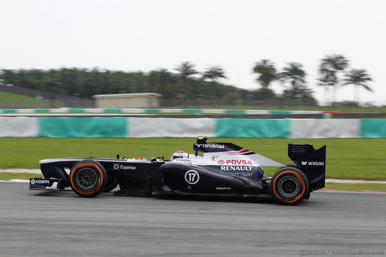 GP MALESIA, 22.03.2013 - Prove Libere 2, Valtteri Bottas (FIN), Williams F1 Team FW35