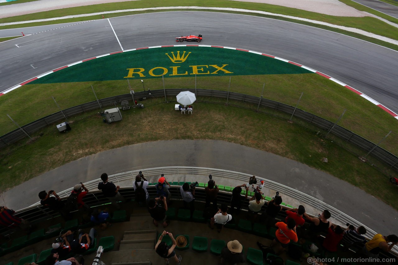 GP MALESIA, 22.03.2013 - Prove Libere 2, Jules Bianchi (FRA) Marussia F1 Team MR02