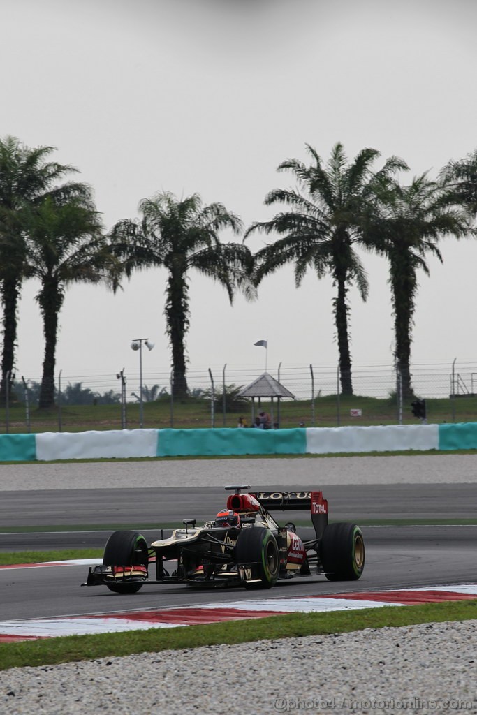 GP MALESIA, 22.03.2013 - Prove Libere 2, Kimi Raikkonen (FIN) Lotus F1 Team E21