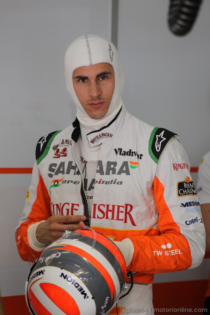 GP MALESIA, 22.03.2013 - Prove Libere 2, Adrian Sutil (GER), Sahara Force India F1 Team VJM06