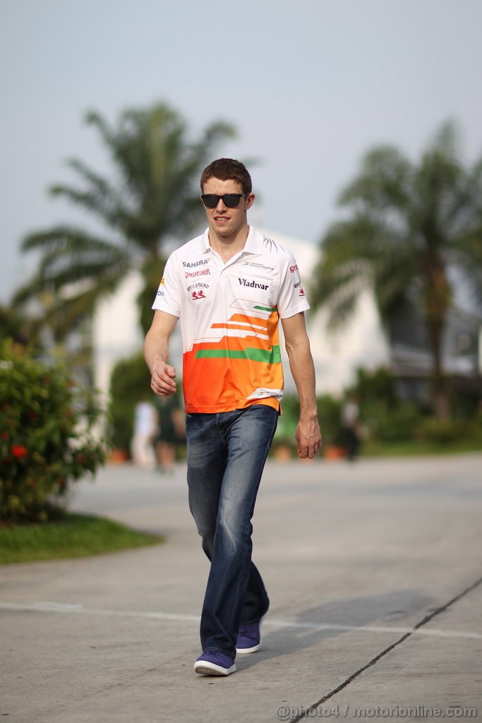 GP MALESIA, 22.03.2013 - Prove Libere 2, Paul di Resta (GBR) Sahara Force India F1 Team VJM06