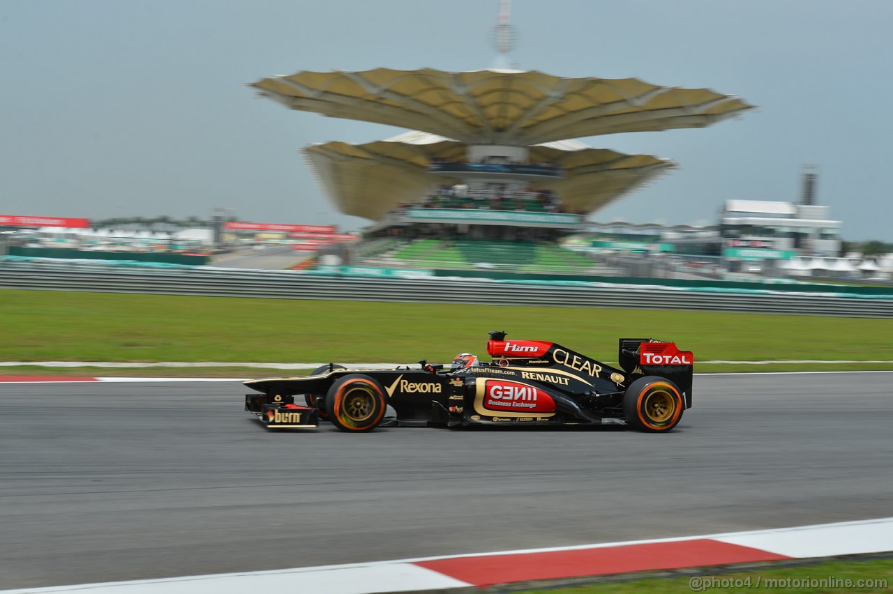 GP MALESIA, 22.03.2013 - Prove Libere 2, Kimi Raikkonen (FIN) Lotus F1 Team E21