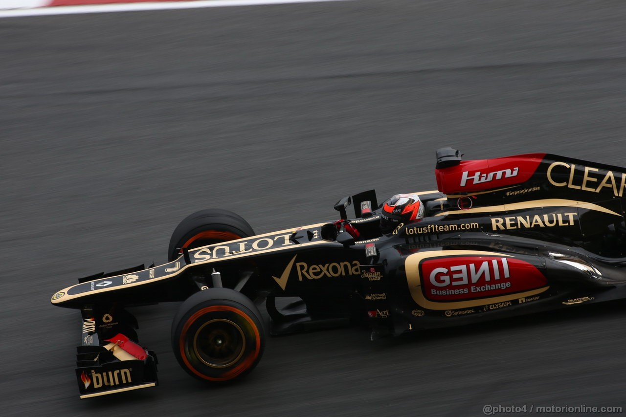 GP MALESIA, 22.03.2013 - Prove Libere 2, Kimi Raikkonen (FIN) Lotus F1 Team E21