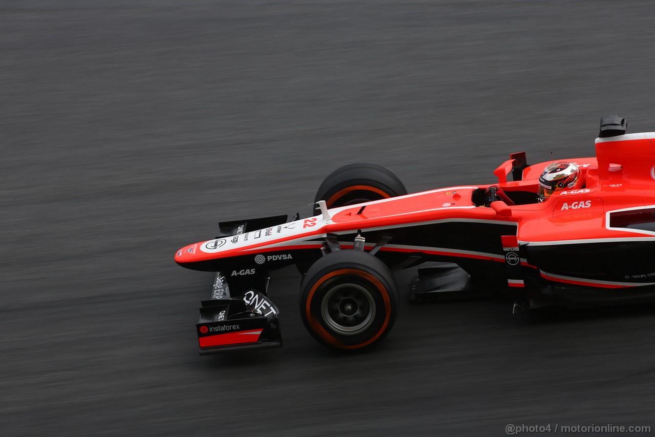 GP MALESIA, 22.03.2013 - Prove Libere 2, Jules Bianchi (FRA) Marussia F1 Team MR02