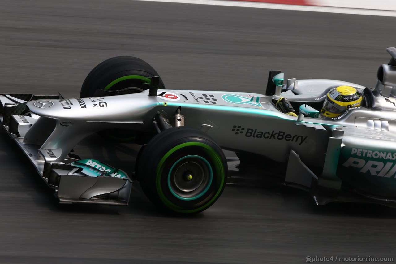 GP MALESIA, 22.03.2013 - Prove Libere 2, Nico Rosberg (GER) Mercedes AMG F1 W04