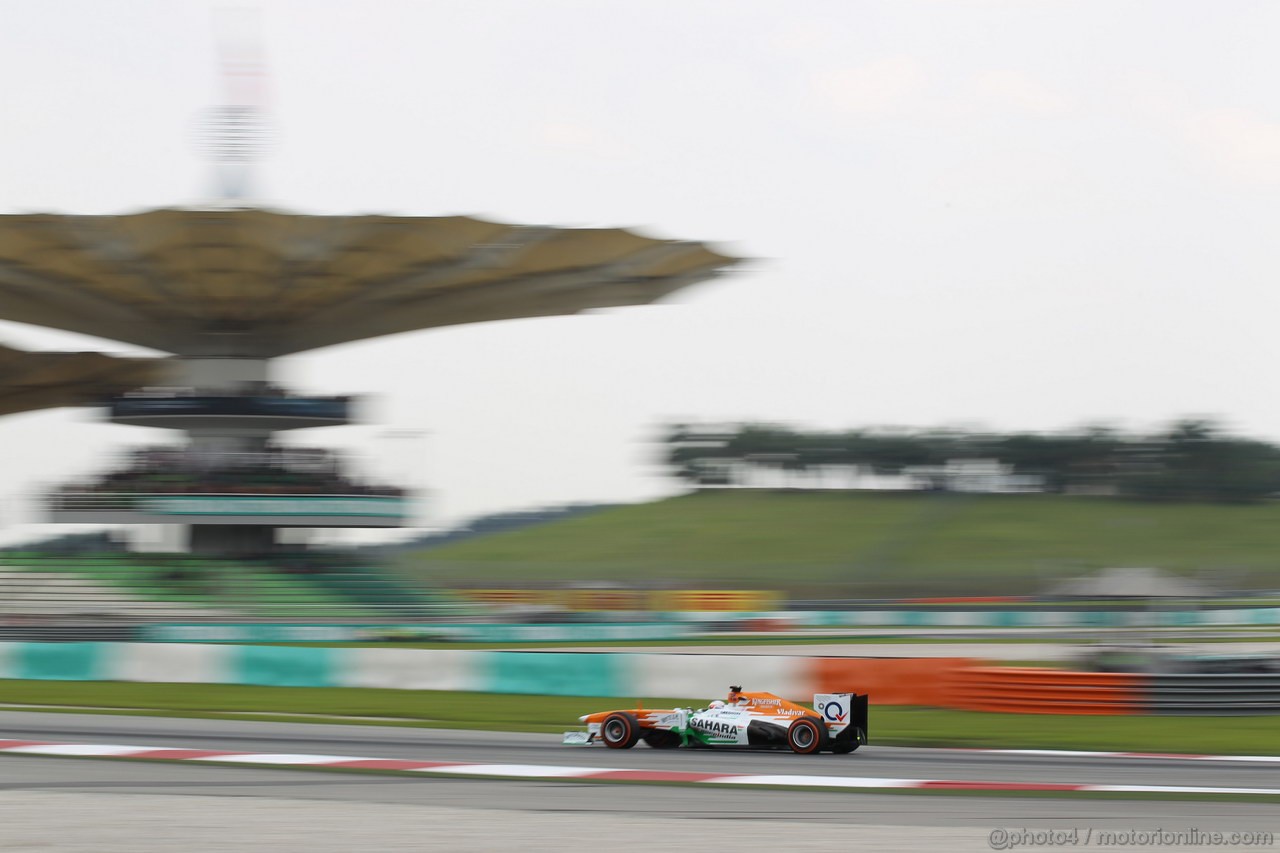 GP MALESIA, 22.03.2013 - Prove Libere 2, Paul di Resta (GBR) Sahara Force India F1 Team VJM06