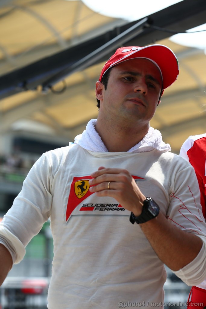 GP MALESIA, 22.03.2013 - Prove Libere 2, Felipe Massa (BRA) Ferrari F138