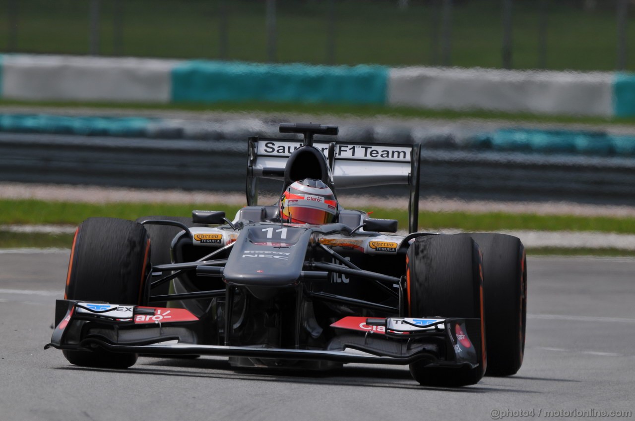 GP MALESIA, 22.03.2013 - Prove Libere 2, Nico Hulkenberg (GER) Sauber F1 Team C32