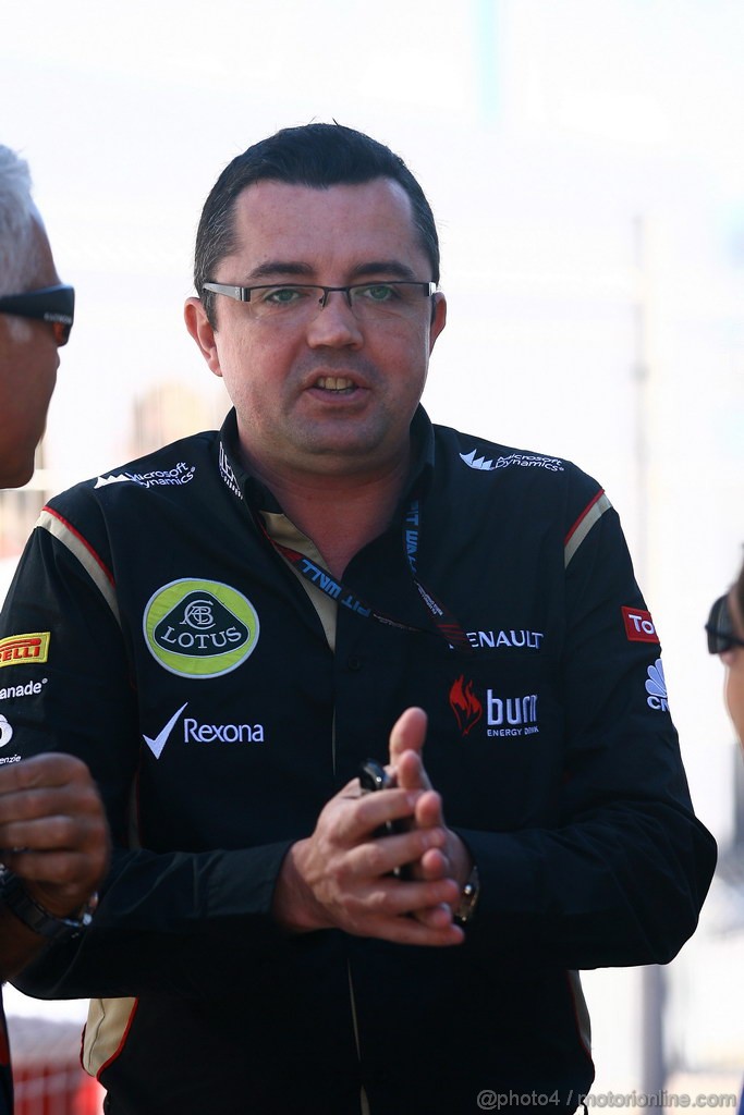 GP MONACO, 26.05.2013- Eric Boullier (FRA), Team Manager, Lotus F1 Team 