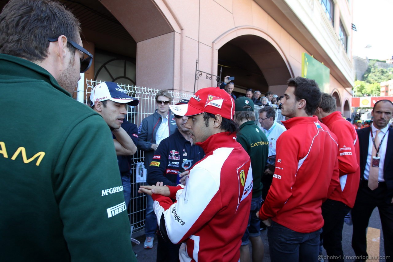 GP MONACO, 26.05.2013- Felipe Massa (BRA) Ferrari F138 