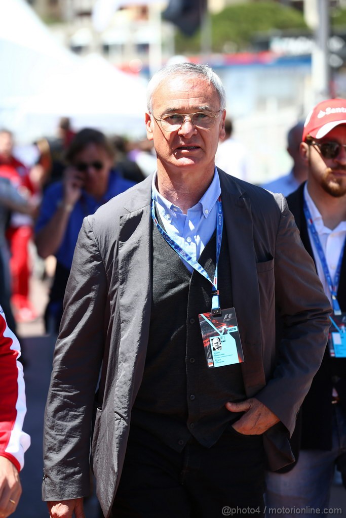 GP MONACO, 26.05.2013- Claudio Ranieri (ITA), Football coach