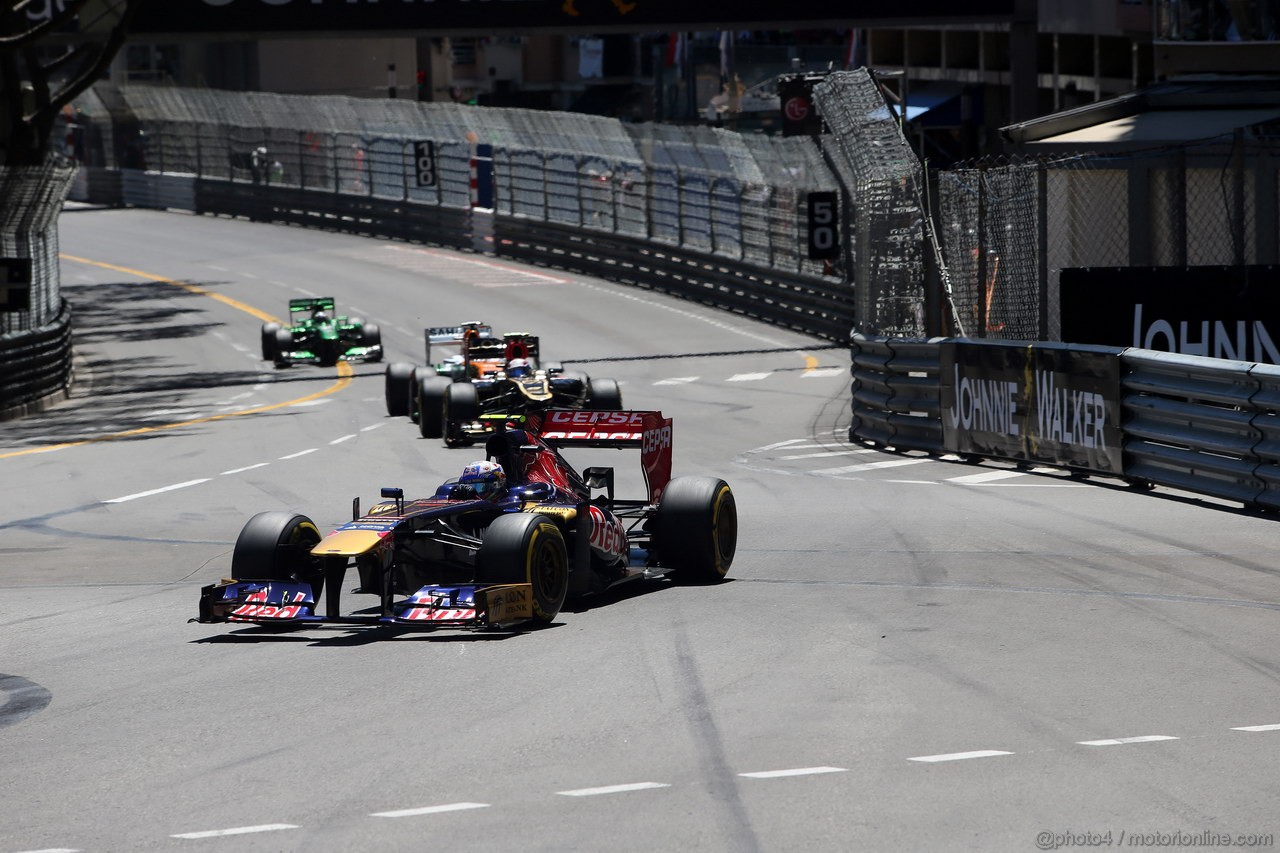 GP MONACO, 26.05.2013- Gara, Daniel Ricciardo (AUS) Scuderia Toro Rosso STR8 