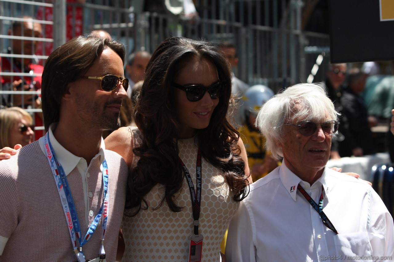 GP MONACO, 26.05.2013- Gara, Tamara Ecclestone, daughter of Bernie Ecclestone (GBR) with his fiance Jay Rutland e Bernie Ecclestone (GBR), President e CEO of Formula One Management  