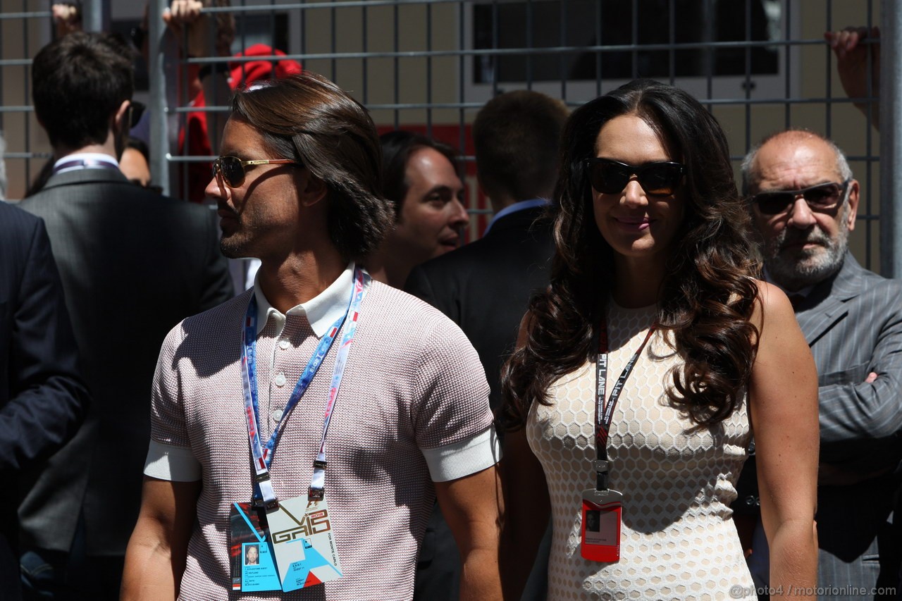 GP MONACO, 26.05.2013- Gara, Tamara Ecclestone, daughter of Bernie Ecclestone (GBR) with his fiance Jay Rutland e Bernie Ecclestone (GBR), President e CEO of Formula One Management