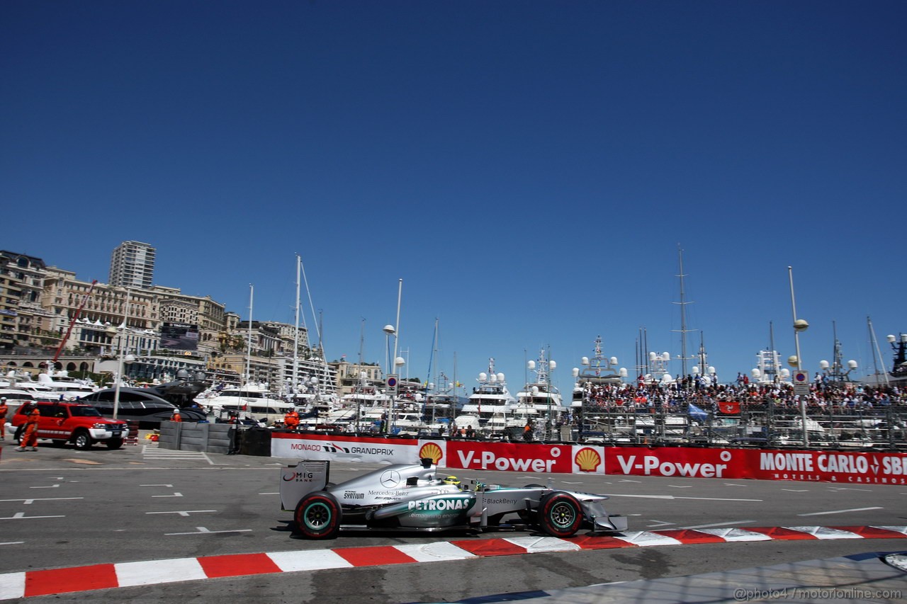 GP MONACO, 26.05.2013- Gara,Nico Rosberg (GER) Mercedes AMG F1 W04 