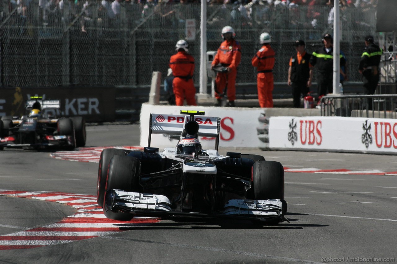 GP MONACO, 26.05.2013- Gara, Valtteri Bottas (FIN), Williams F1 Team FW35 