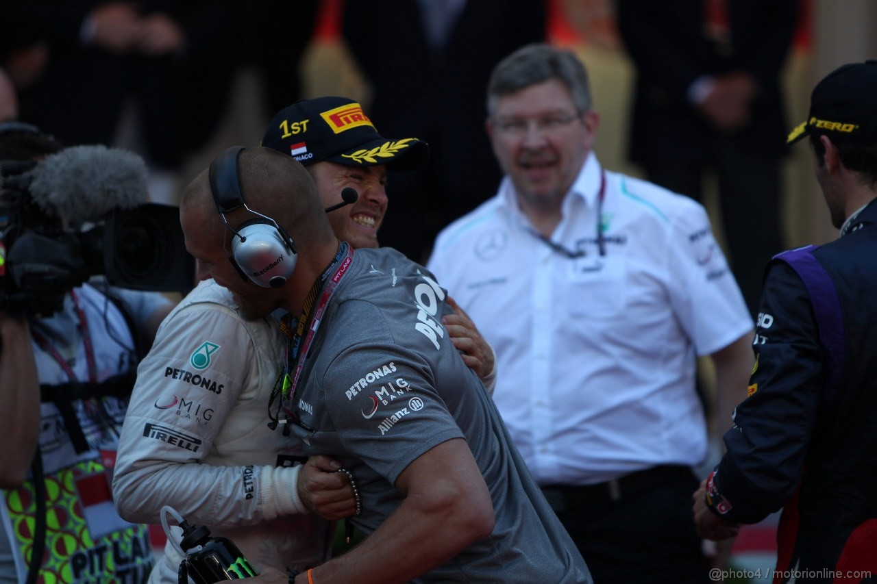 GP MONACO, 26.05.2013- Gara, Nico Rosberg (GER) Mercedes AMG F1 W04 vincitore