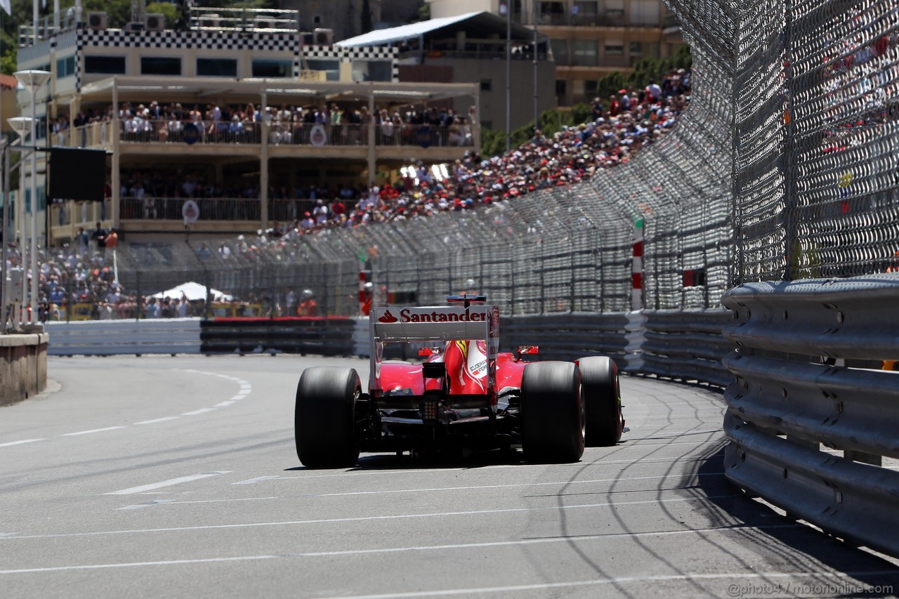 GP MONACO, 26.05.2013- Gara, Fernando Alonso (ESP) Ferrari F138 