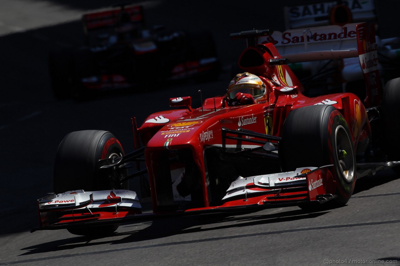 GP MONACO, 26.05.2013- Gara, Fernando Alonso (ESP) Ferrari F138 