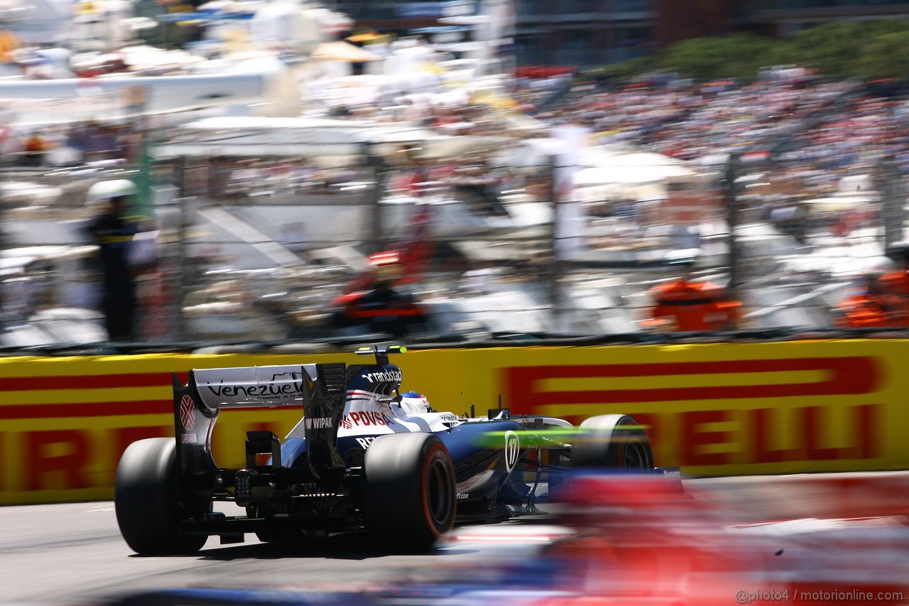 GP MONACO, 26.05.2013- Gara, Valtteri Bottas (FIN), Williams F1 Team FW35 