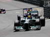 GP MONACO, 26.05.2013- Gara, Lewis Hamilton (GBR) Mercedes AMG F1 W04 davanti a Sebastian Vettel (GER) Red Bull Racing RB9 