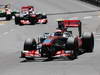 GP MONACO, 26.05.2013- Gara, Sergio Perez (MEX) McLaren MP4-28 davanti a Jenson Button (GBR) McLaren Mercedes MP4-28 