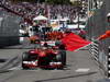 GP MONACO, 26.05.2013- Gara, Fernando Alonso (ESP) Ferrari F138 pass with the red flag