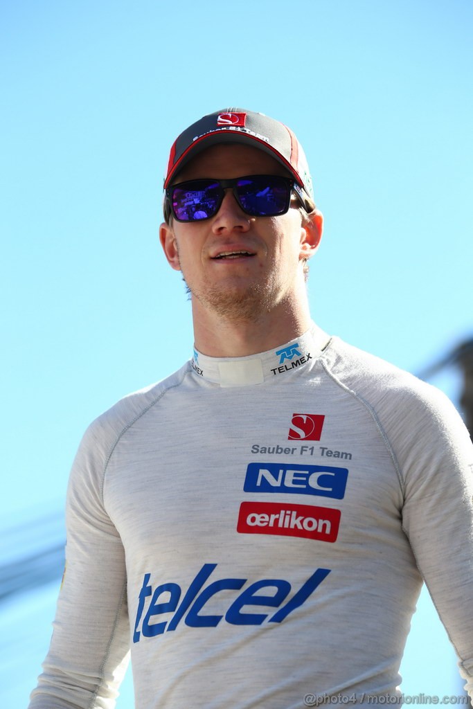 GP MONACO, 23.05.2013- Prove Libere 1, Nico Hulkenberg (GER) Sauber F1 Team C32 