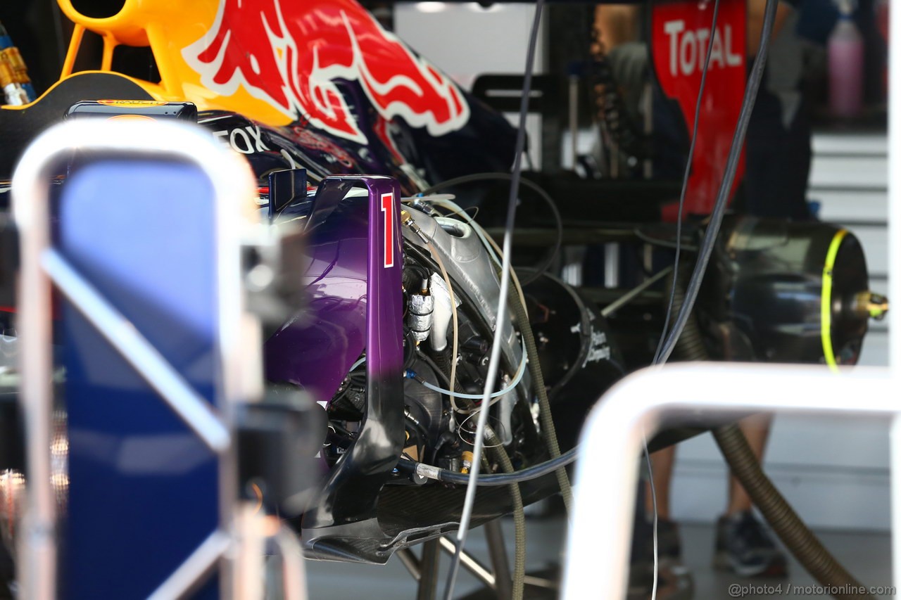 GP MONACO, 23.05.2013- Prove Libere 1, Red Bull Racing RB9, detail