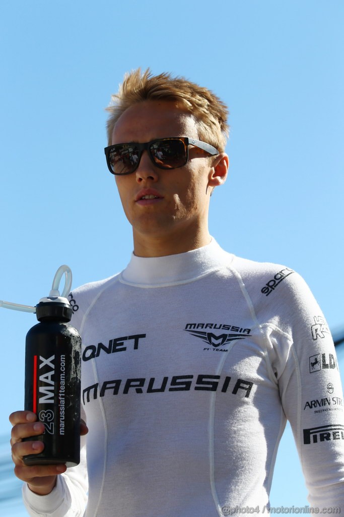 GP MONACO, 23.05.2013- Prove Libere 1, Max Chilton (GBR), Marussia F1 Team MR02 