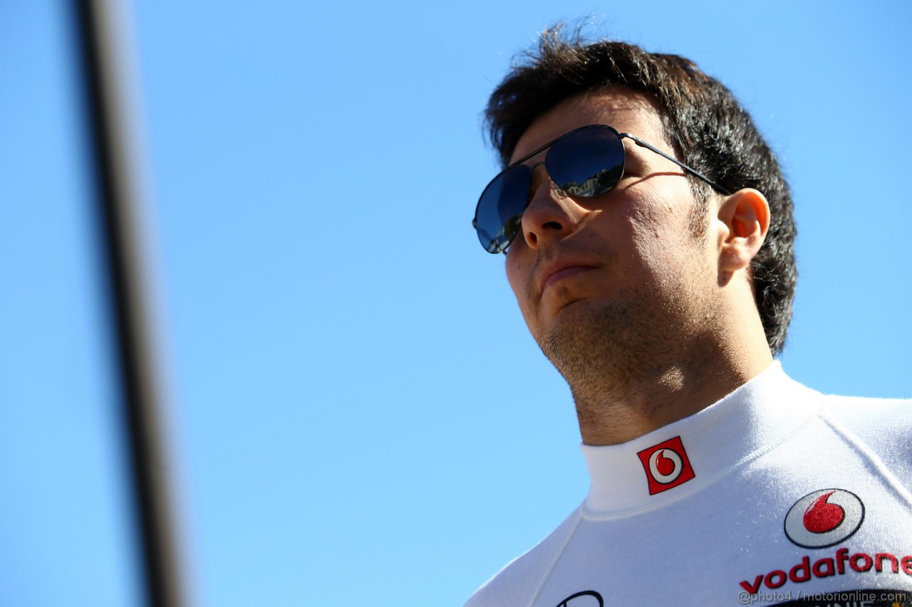 GP MONACO, 23.05.2013- Prove Libere 1, Sergio Perez (MEX) McLaren MP4-28 