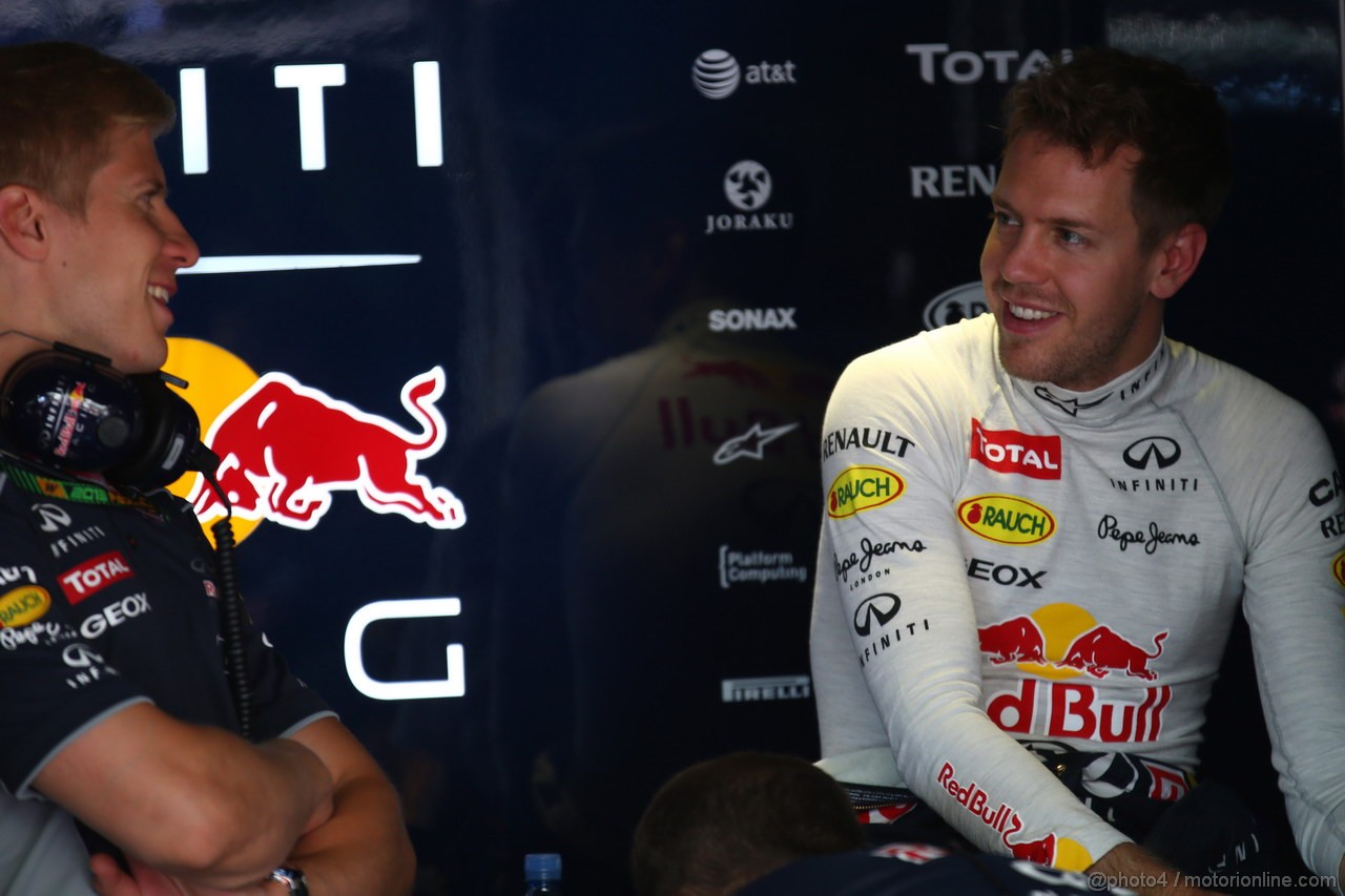 GP MONACO, 23.05.2013- Prove Libere 1, Sebastian Vettel (GER) Red Bull Racing RB9 