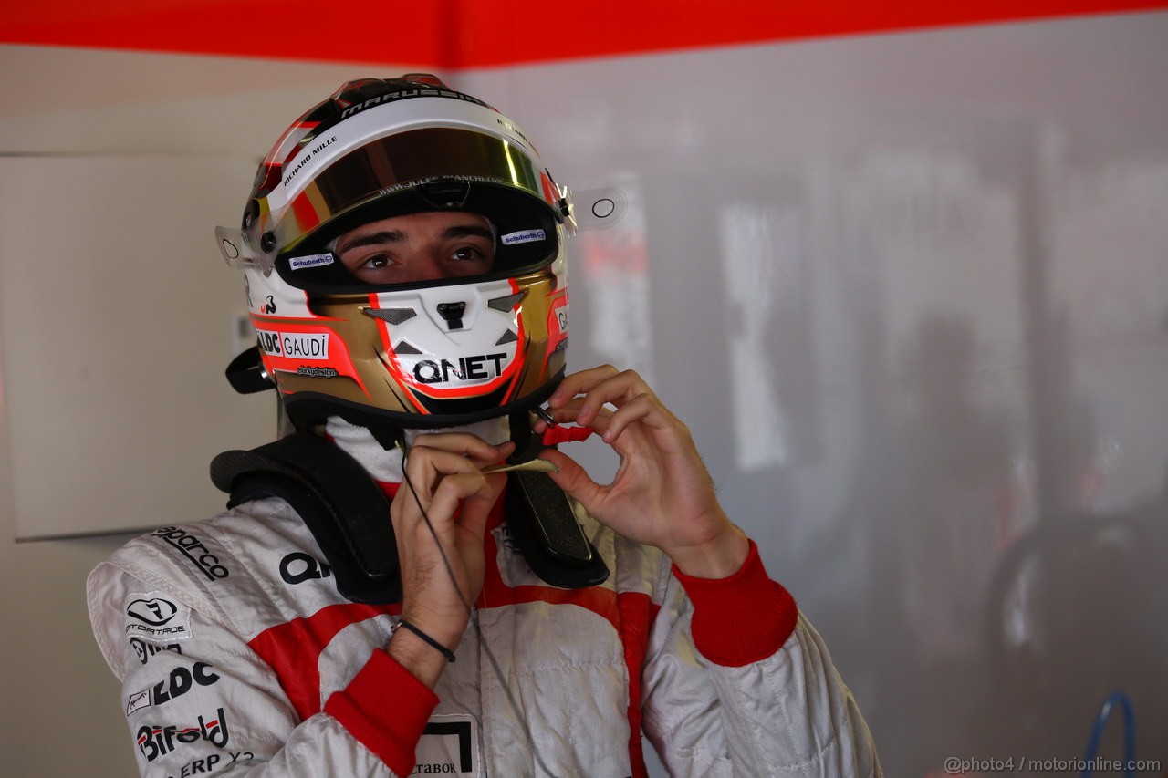 GP MONACO, 23.05.2013- Prove Libere 1, Jules Bianchi (FRA) Marussia F1 Team MR02 