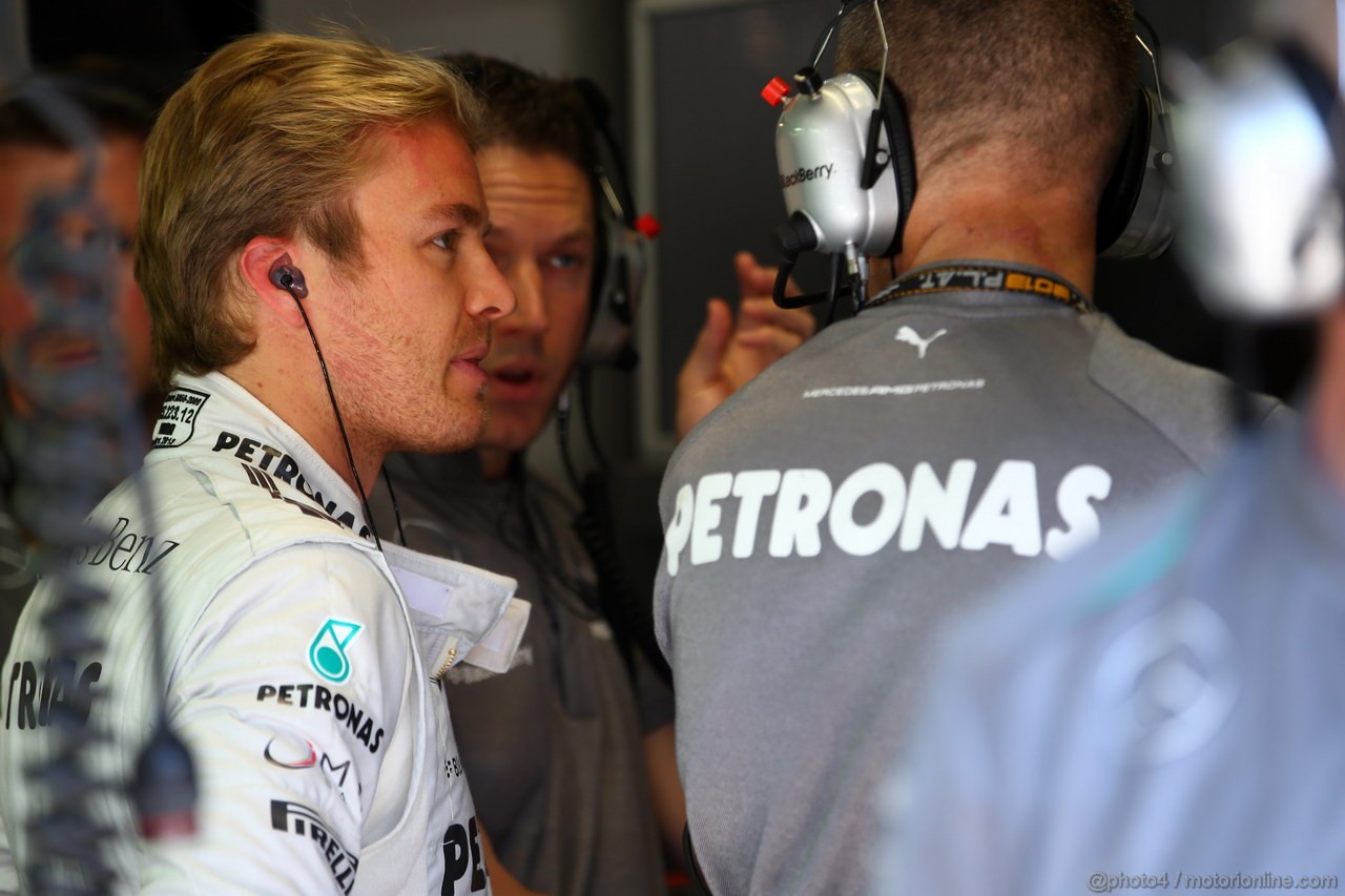 GP MONACO, 23.05.2013- Prove Libere 1, Nico Rosberg (GER) Mercedes AMG F1 W04 