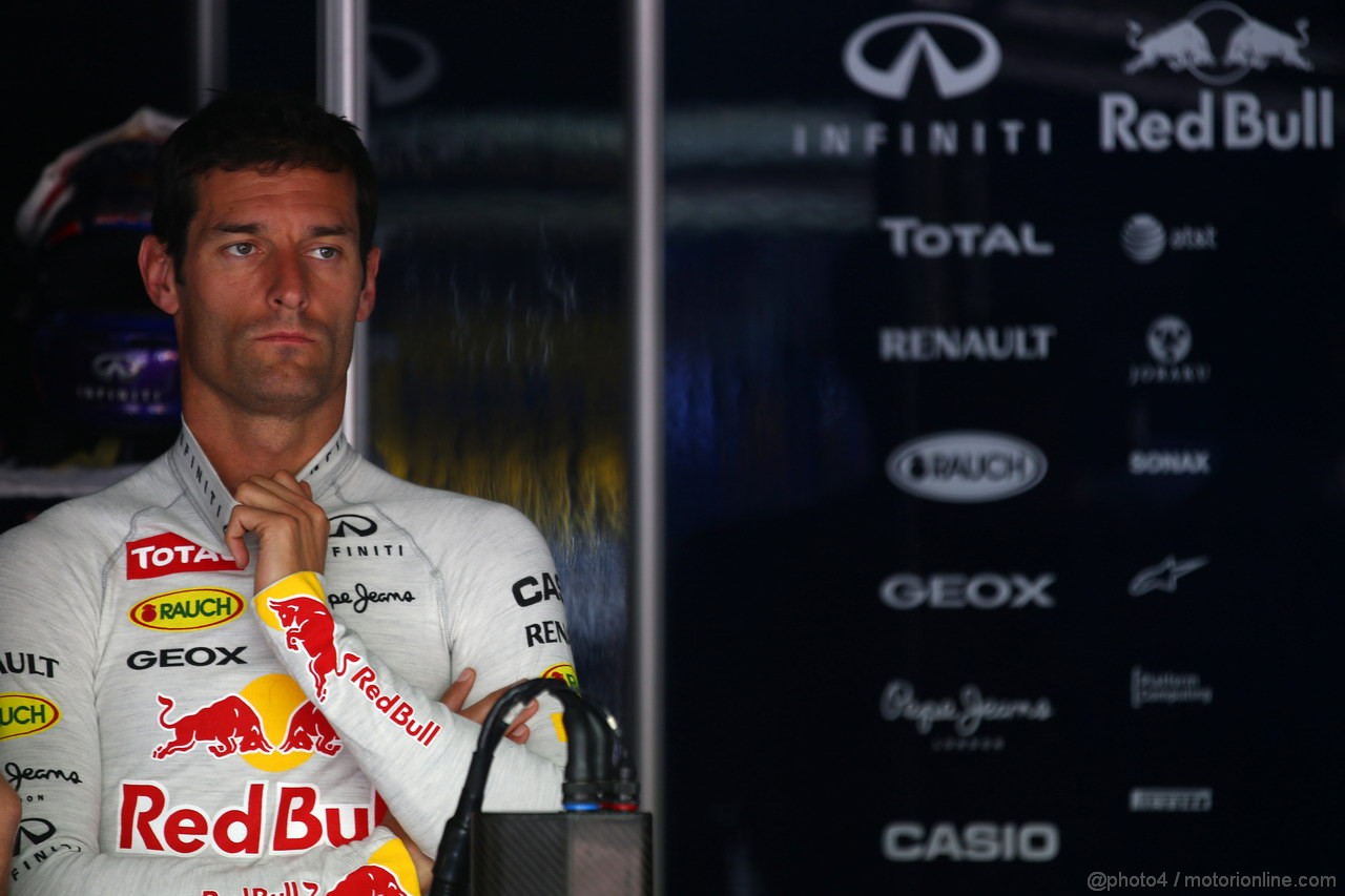 GP MONACO, 23.05.2013- Prove Libere 1, Mark Webber (AUS) Red Bull Racing RB9 