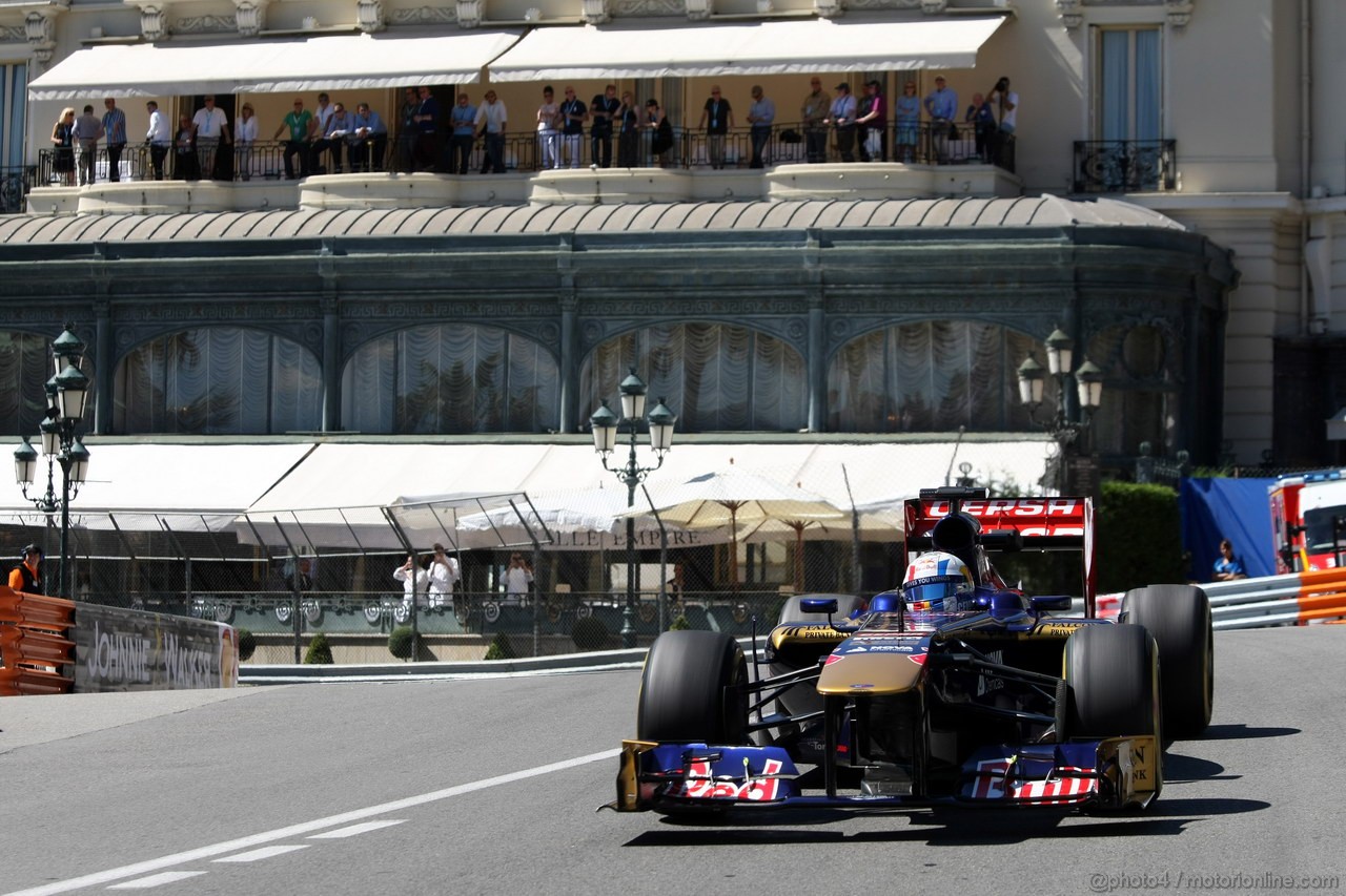 GP MONACO, 23.05.2013- Prove Libere 1, Jean-Eric Vergne (FRA) Scuderia Toro Rosso STR8 